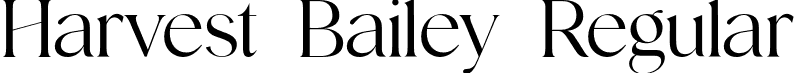 Harvest Bailey Regular font - harvest-bailey.otf