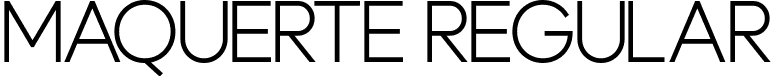 Maquerte Regular font - Maquerte Regular.ttf