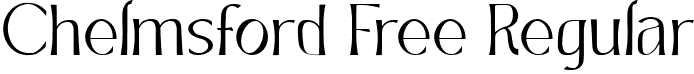 Chelmsford Free Regular font - Chelmsford Free.ttf