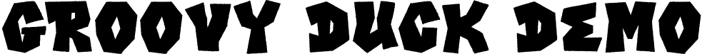 Groovy Duck Demo font - Groovy Duck Demo.ttf