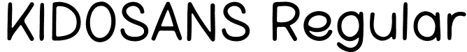 KIDOSANS Regular font - KIDOSANS.otf