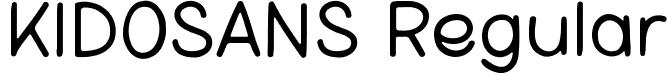 KIDOSANS Regular font - KIDOSANS.ttf