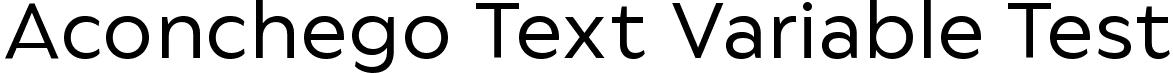 Aconchego Text Variable Test font - AconchegoTextVariableTest.ttf