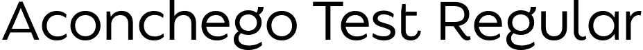 Aconchego Test Regular font - AconchegoTest-Regular.ttf