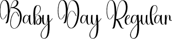 Baby Day Regular font - Baby-Day.otf