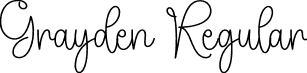 Grayden Regular font - Grayden.otf