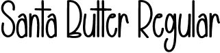 Santa Butter Regular font - Santa-Butter.otf