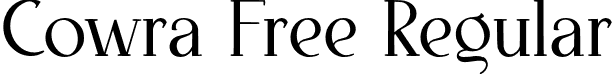 Cowra Free Regular font - Cowra-Free.otf