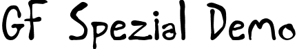 GF Spezial Demo font - GF-Spezial-Demo.otf