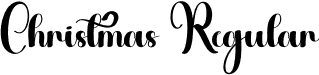 Christmas Regular font - Christmas.otf