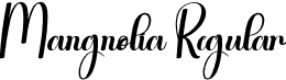 Mangnolia Regular font - Mangnolia.otf