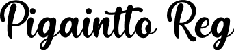 Pigaintto Reg font - Pigaintto.ttf