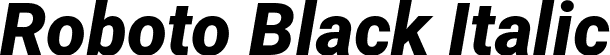 Roboto Black Italic font - Roboto-BlackItalic.ttf