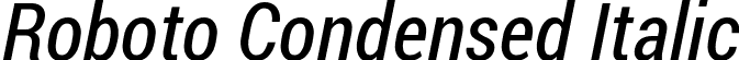 Roboto Condensed Italic font - RobotoCondensed-Italic.ttf