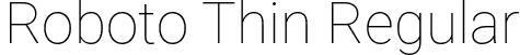 Roboto Thin Regular font - Roboto-Thin.ttf