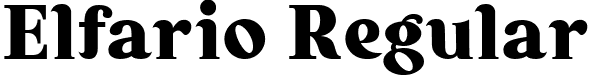 Elfario Regular font - elfario-regular.ttf