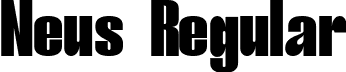 Neus Regular font - Frileder-Regular.otf