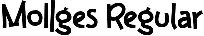 Mollges Regular font - Mollges.ttf