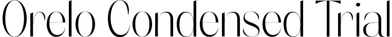 Orelo Condensed Trial font - Orelo-Condensed-Trial-Light.otf