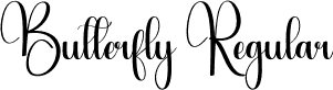 Butterfly Regular font - Butterfly.otf