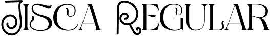 Jisca Regular font - Jisca.otf