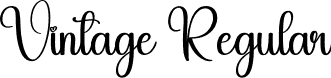 Vintage Regular font - Vintage.otf