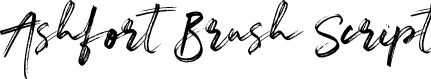 Ashfort Brush Script font - ashfortbrushscript-regular.otf