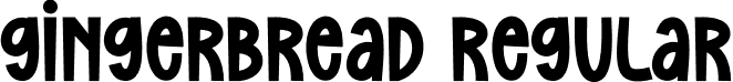 Gingerbread Regular font - Gingerbread.otf