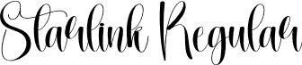 Starlink Regular font - Starlink.otf