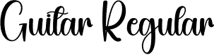 Guitar Regular font - Guitar.otf