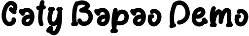 Caty Bapao Demo font - Caty-Bapao-Demo.otf