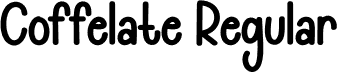 Coffelate Regular font - Coffelate.otf