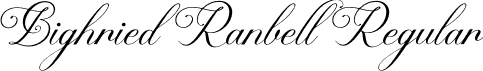 Bighried Ranbell Regular font - Bighried-Ranbell.otf