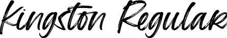 Kingston Regular font - Kingston Regular.otf