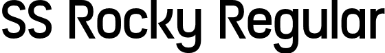 SS Rocky Regular font - ss-rocky.otf