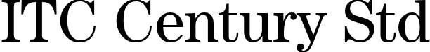 ITC Century Std font - CenturyStd-Book.otf