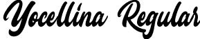 Yocellina Regular font - Yocellina.ttf