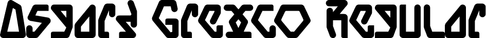 Asgard Grexco Regular font - Asgard Grexco.ttf