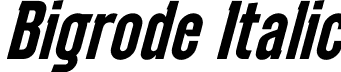 Bigrode Italic font - bigrode-italic.otf