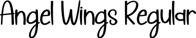 Angel Wings Regular font - Angel-Wings.otf