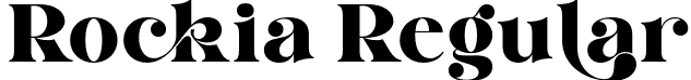 Rockia Regular font - Rockia-Regular.otf