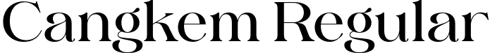 Cangkem Regular font - Cangkem-Regular.otf