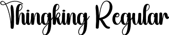 Thingking Regular font - Thingking.otf