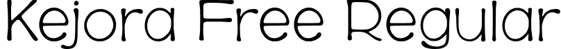 Kejora Free Regular font - Kejora-Free.otf