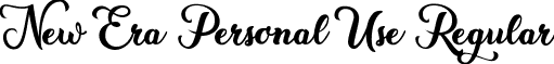 New Era Personal Use Regular font - New Era Personal Use.ttf