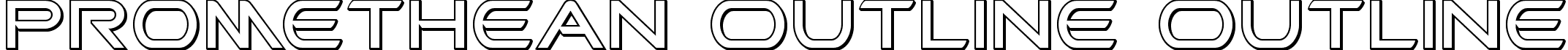 Promethean Outline Outline font - prometheanout.ttf