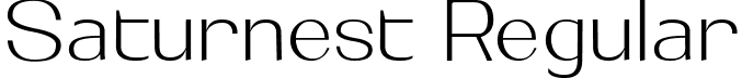 Saturnest Regular font - saturnest-wodo6.ttf