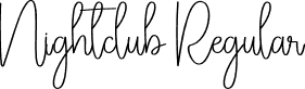 Nightclub Regular font - Nightclub.otf