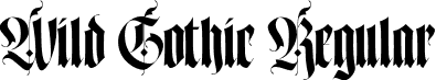 Wild Gothic Regular font - wildgothicregular-lvzgn.otf