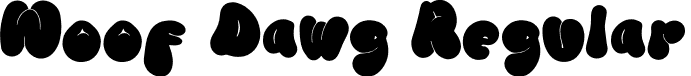 Woof Dawg Regular font - Woof-Dawg-Demo.otf